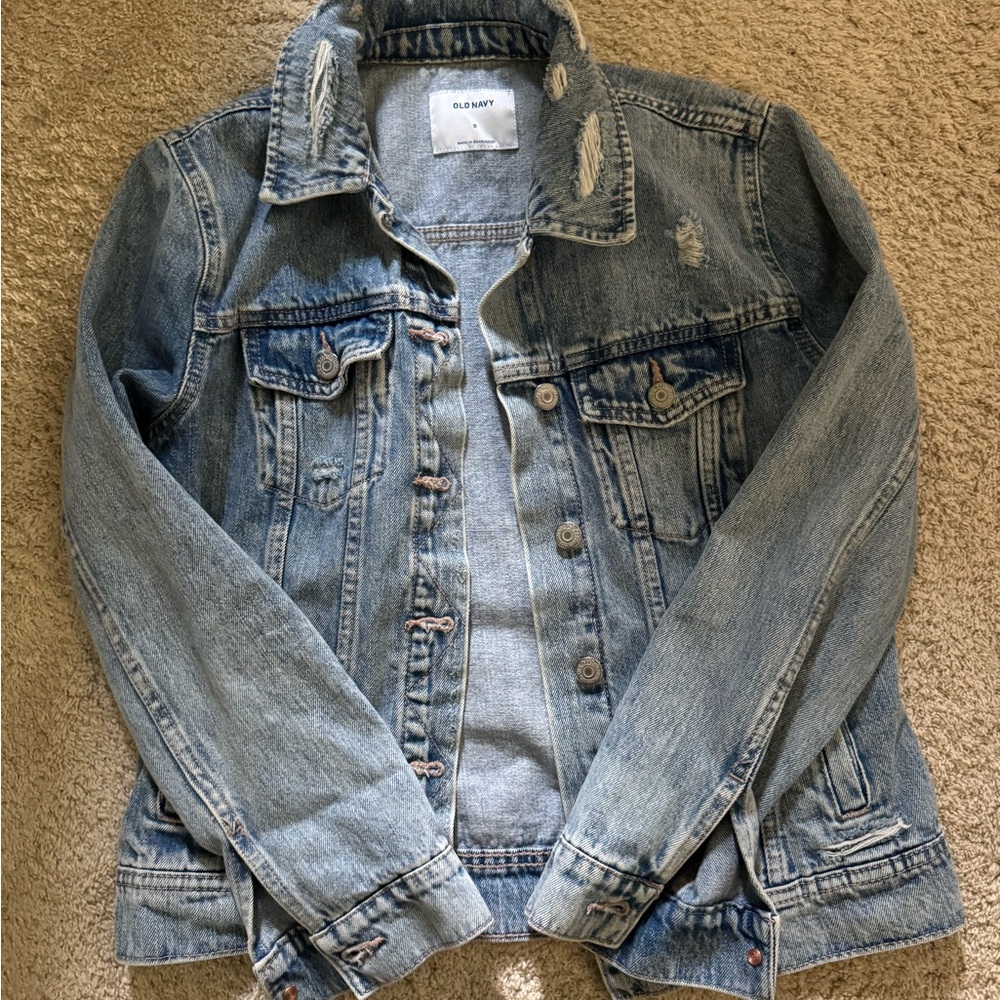 Old Navy Women's Light Blue Jean Jacket